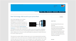 Desktop Screenshot of blog.spinningdesigns.com