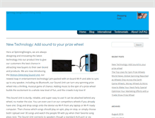 Tablet Screenshot of blog.spinningdesigns.com